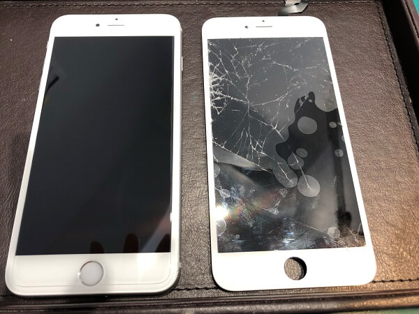 iPhone6sPlus ～ディスプレイ破損～ 約20分で完了でした！！