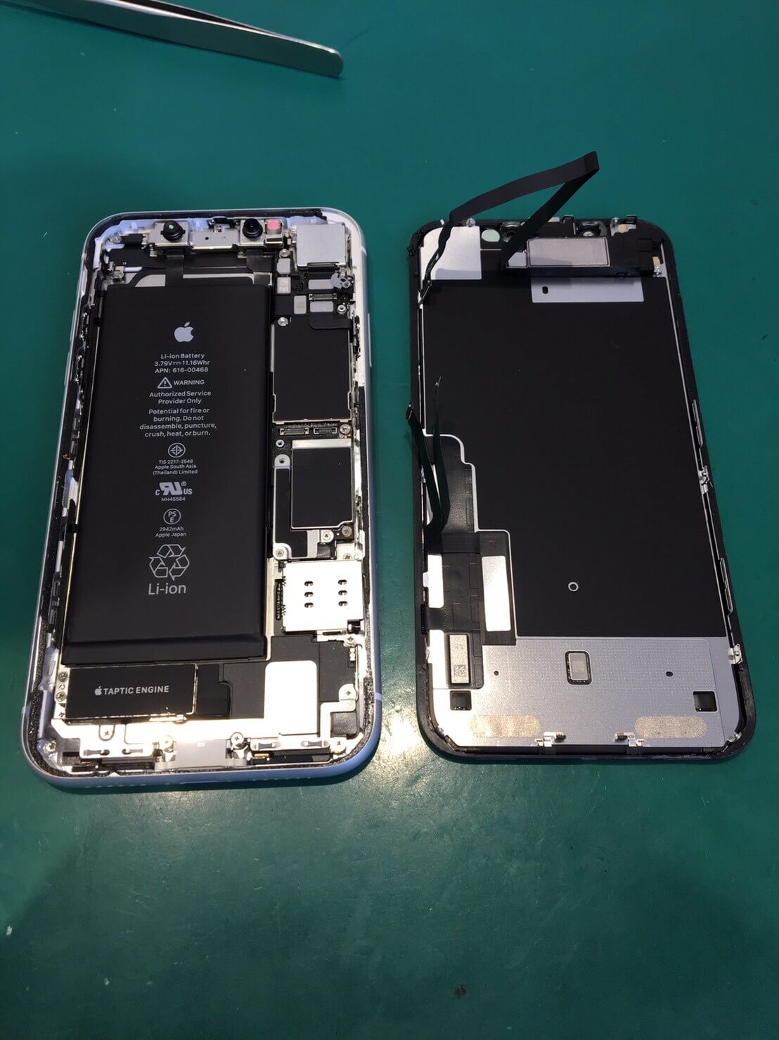 iPhoneXRにて　～液晶画面修理～