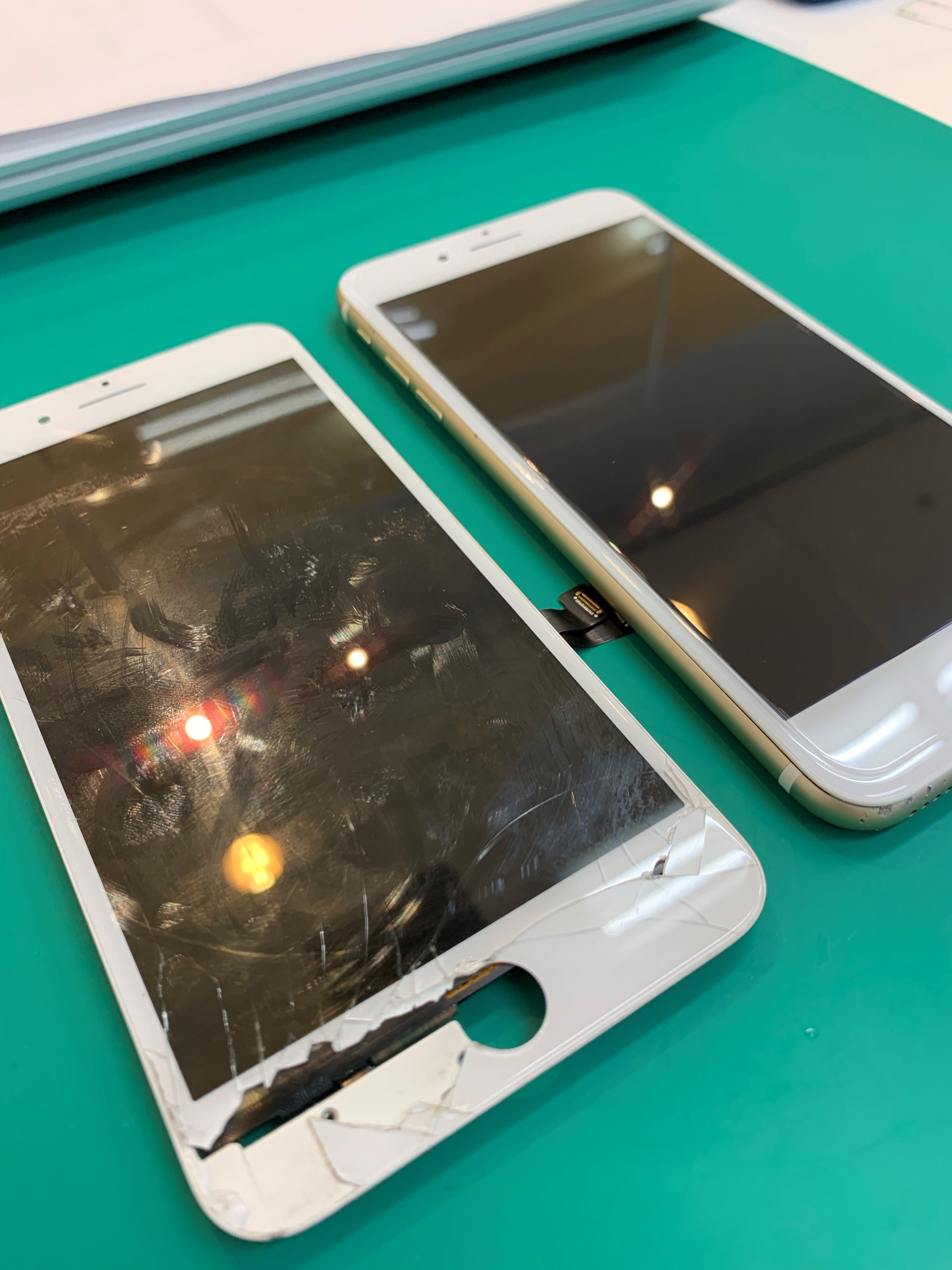 iPhone7 Plus　～ディスプレイ修理～ 画面のタッチが操作が出来ない、タッチ操作の暴走、修理後はしっかりと改善！動作確認もバッチリでした！