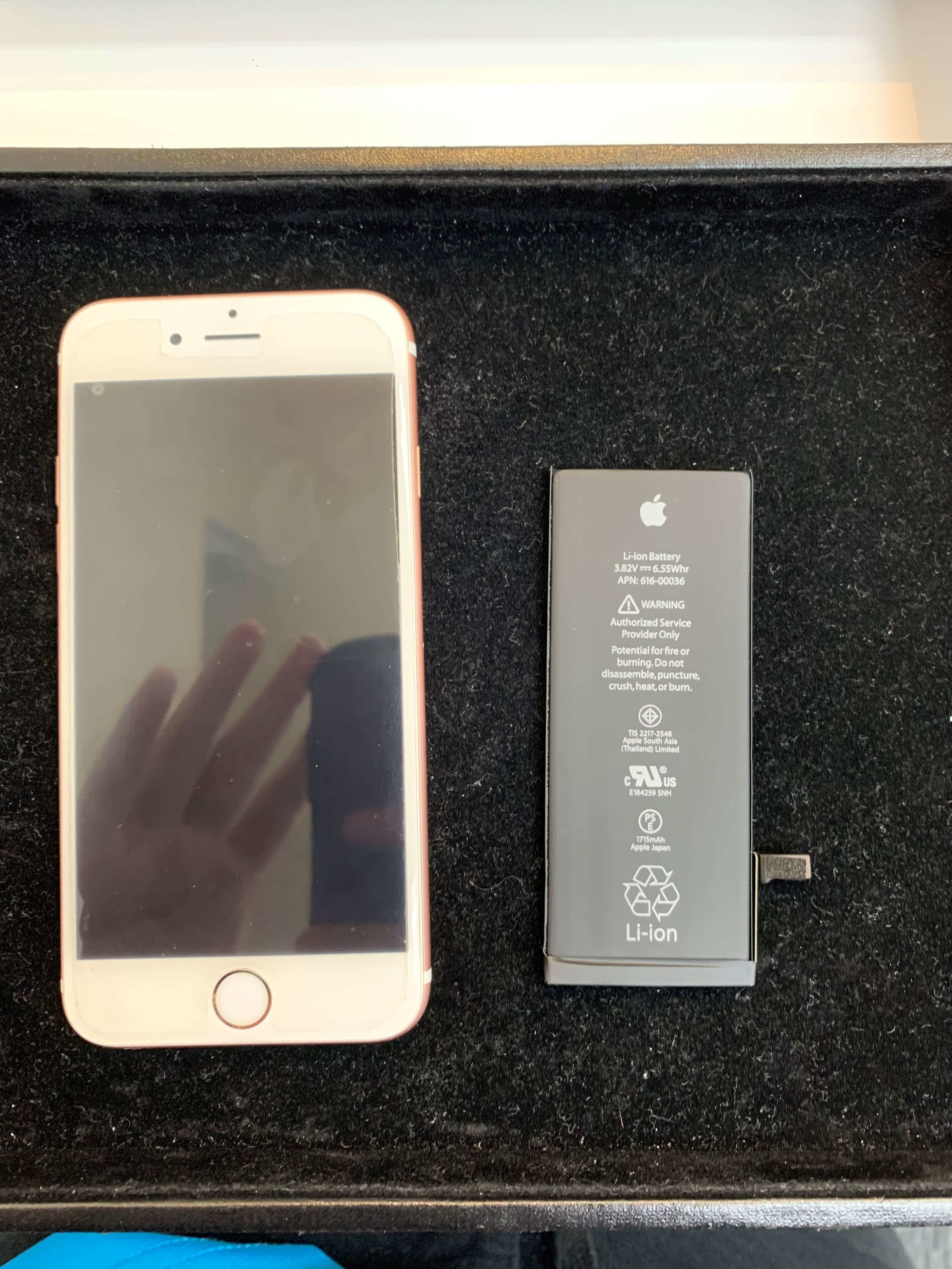 iPhone6s(^^)/バッテリー交換実施！　😃大阪府和泉市のiPhone修理・買取専門店のsmart365和泉店😃