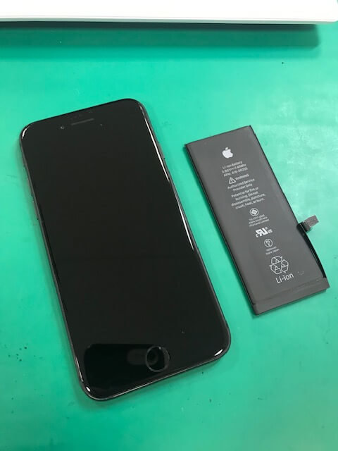 ☆修理実績☆iPhone7　電池交換