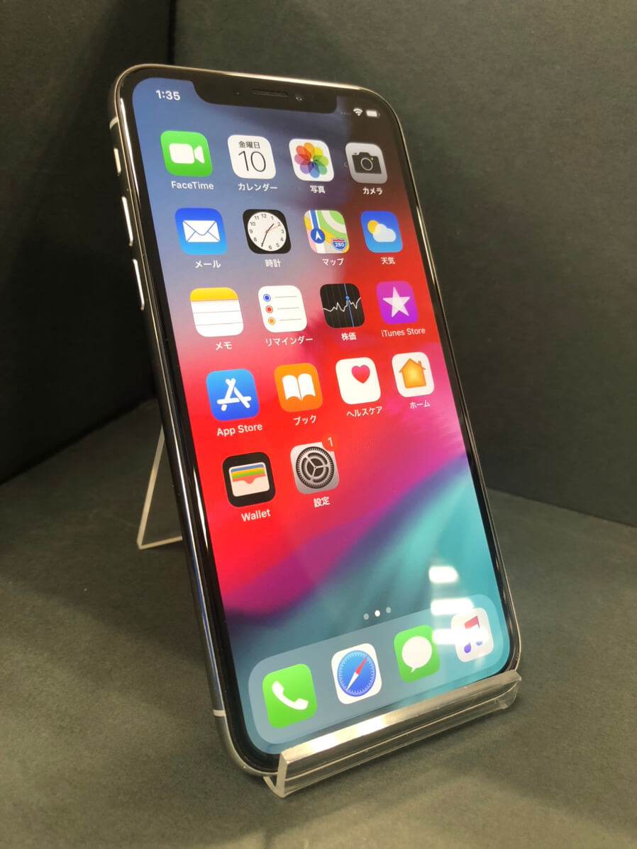 【中古機】大人気iPhoneX(64GB)店頭販売中！有機EL画面で超高画質！