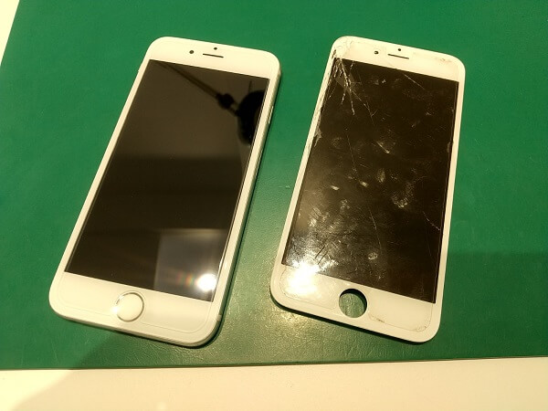画面に穴が！ iPhone6s 画面修理　iPhone修理・買取・ガラスコーティングsmart365西宮本店