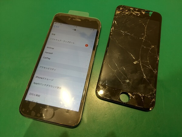 操作ができない！ iPhone6 画面修理　iPhone修理・買取・ガラスコーティングsmart365西宮本店