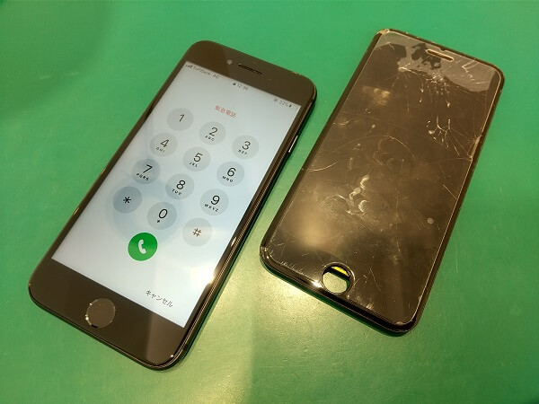 画面が割れた… iPhone8 画面修理　iPhone修理・買取・ガラスコーティングsmart365西宮本店