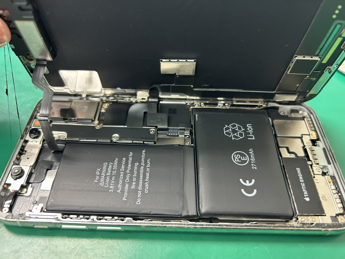 ★修理実績★　iPhoneX　バッテリー交換　📍神戸市垂水区からお越しいただきました。