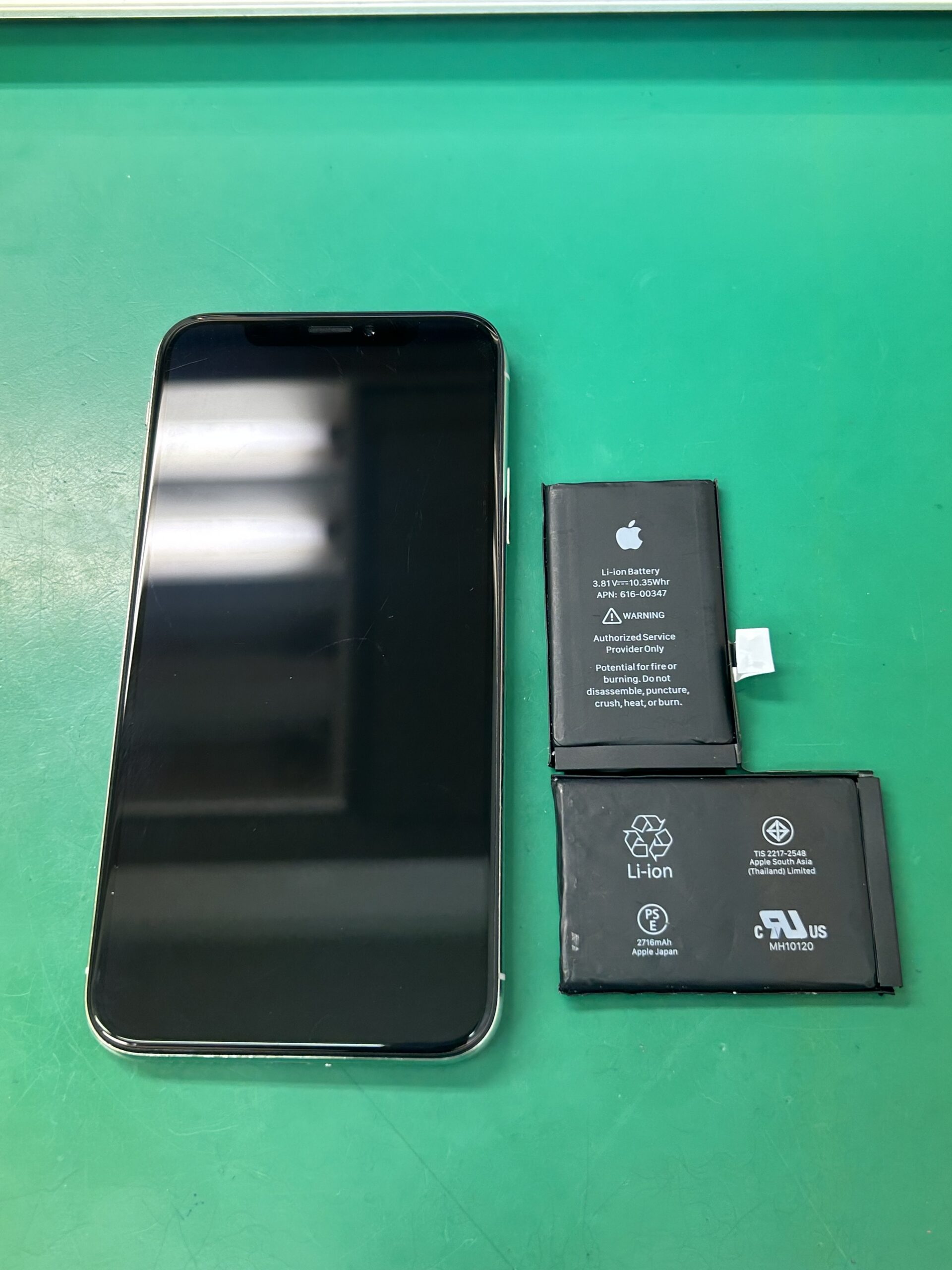 ★修理実績★　iPhoneX　バッテリー交換　📍神戸市西区からお越しいただきました。