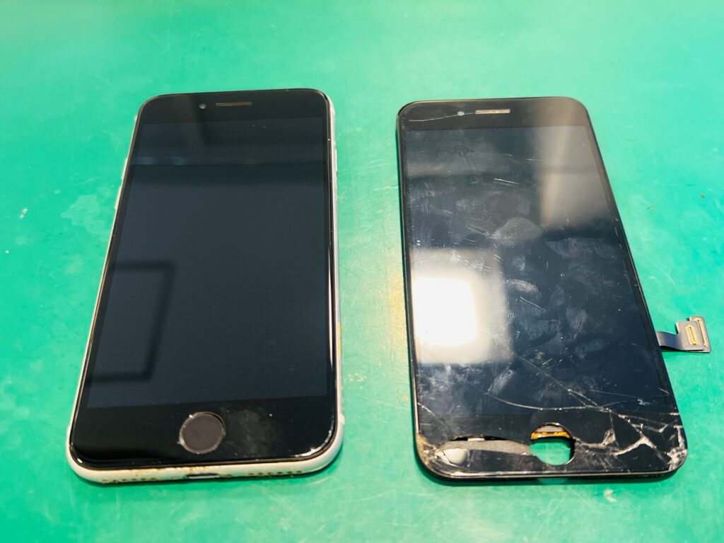 Apple iPhoneSE 第一2世代　画面割れあり Apple iPhoneSE 第一2世代 画面割れあり
