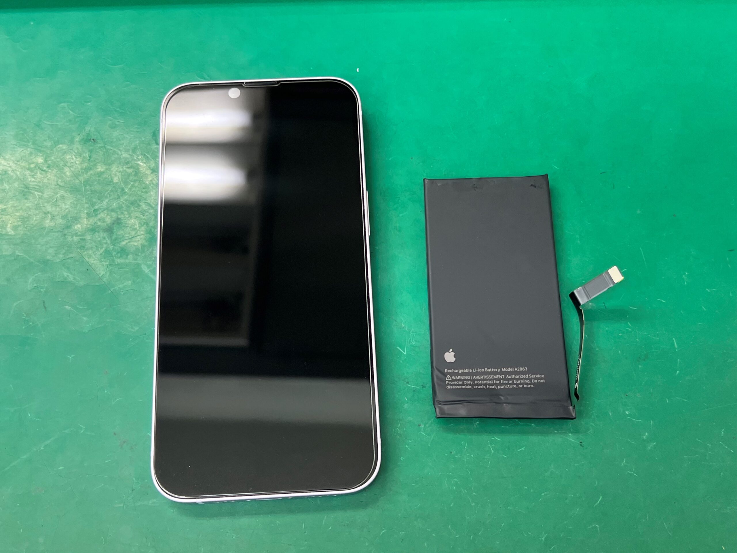 【神戸市東灘区/芦屋】iPhone 13バッテリー交換|即日対応&データそのまま!ご予約なしでも対応可能です!